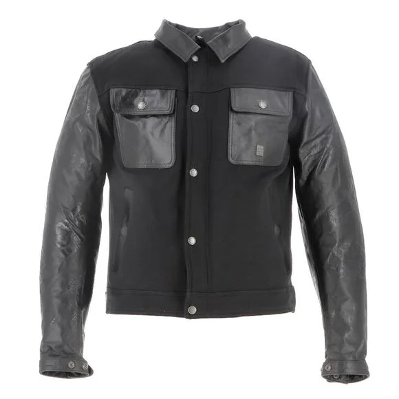 BLOUSON TOILE HELSTONS KANSAS NOIR