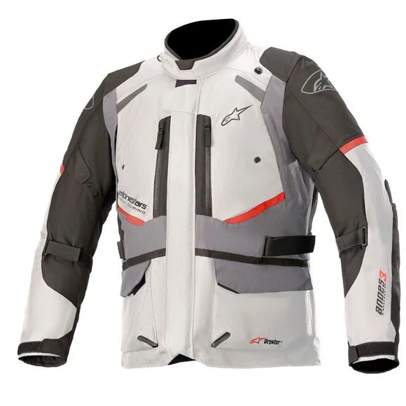 VESTE ALPINESTARS ANDES V3 DRYSTAR ICE GRIS ROUGE