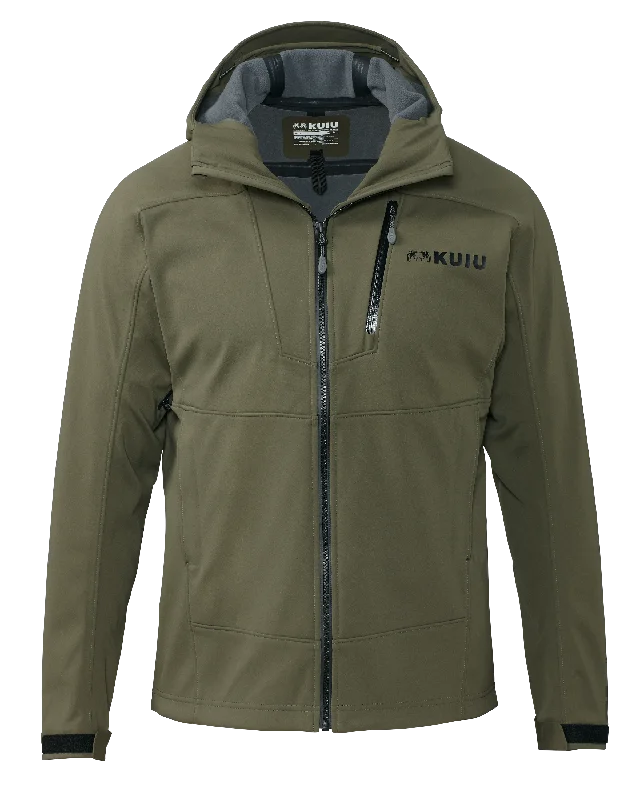 Axis Hybrid Hooded Jacket | Olive