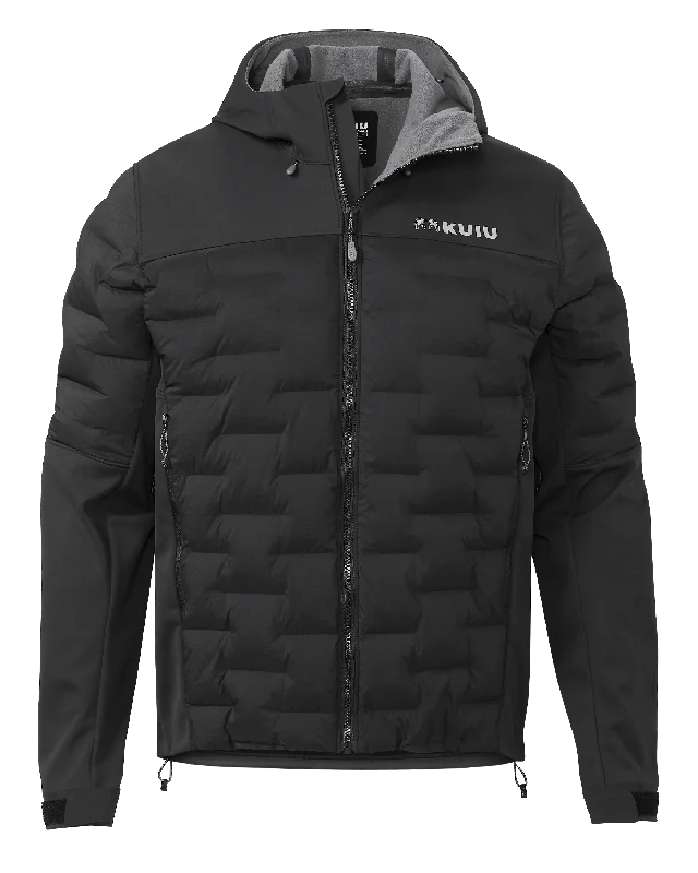 Axis Thermal Hybrid Hooded Jacket | Carbon