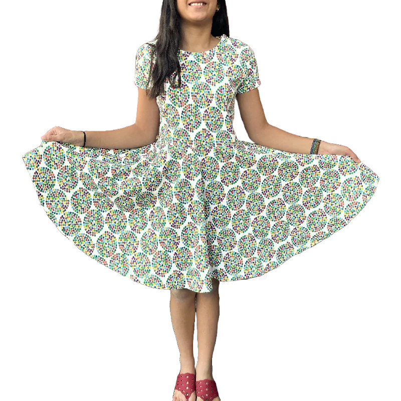 Coded Pi Kids Twirl Dress [FINAL SALE]