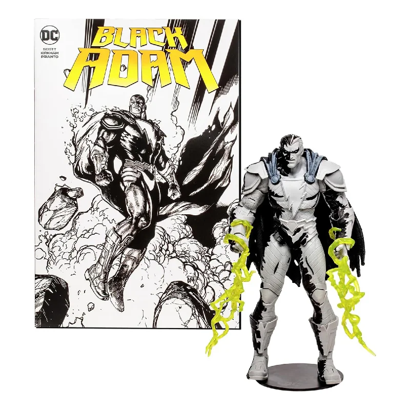 Hot Toys High - Quality Collectible Action Figures​ DC Multiverse 7 Inch Action Figure | Black Adam (BW Gold Label)
