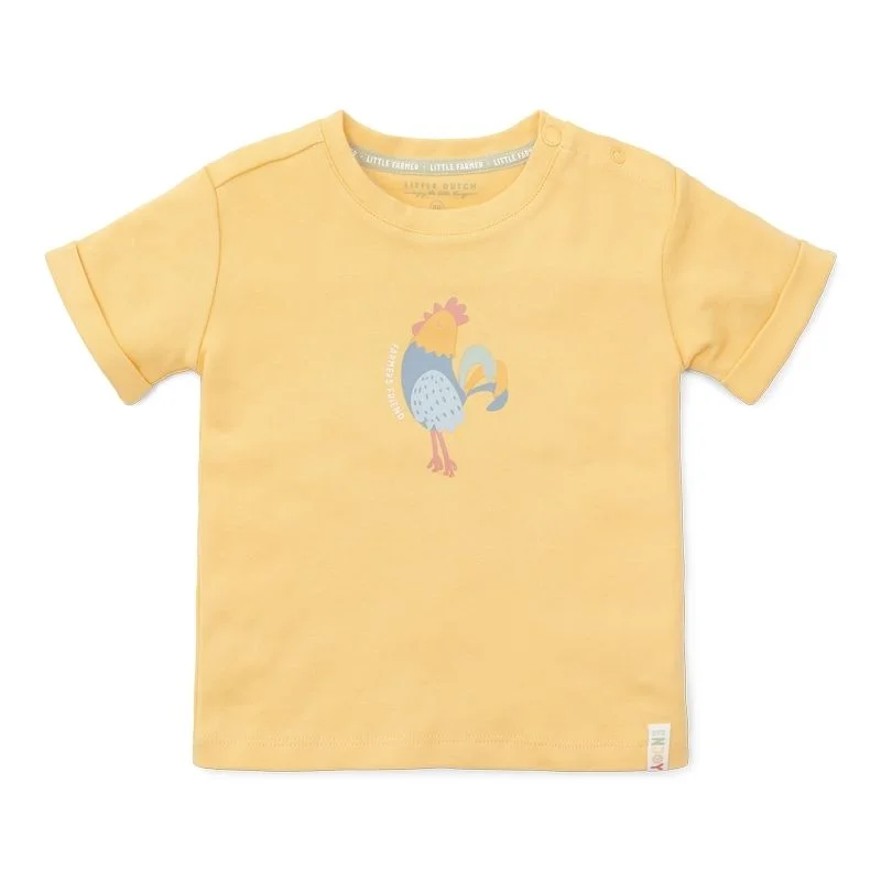 Wooden play schools for educational role - play​ Short Sleeve T-shirt- Sunny Yellow Stripes