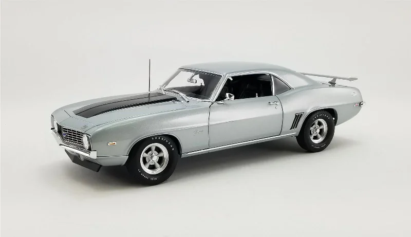 High - speed trains for long - distance travel​ Acme 1/18 1969 Chevrolet COPO Camaro - Cortez Silver Diecast Model