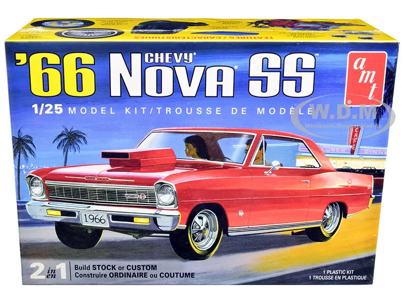 Mountain bikes designed for off - road cycling​ AMT 1/25 1966 Chevy Nova SS 2T Plastic Model Kit