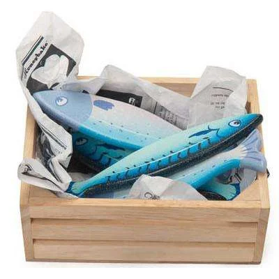 Wooden play museums for cultural exploration​ Market Fish Crate