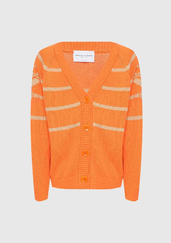 Military tank model toys for collectors interested in warfare history Ermanno Scervino Oversized Orange and Camel Cardigan Military tank model toys for collectors interested in warfare history Ermanno Scervino Oversized Orange and Camel Cardigan