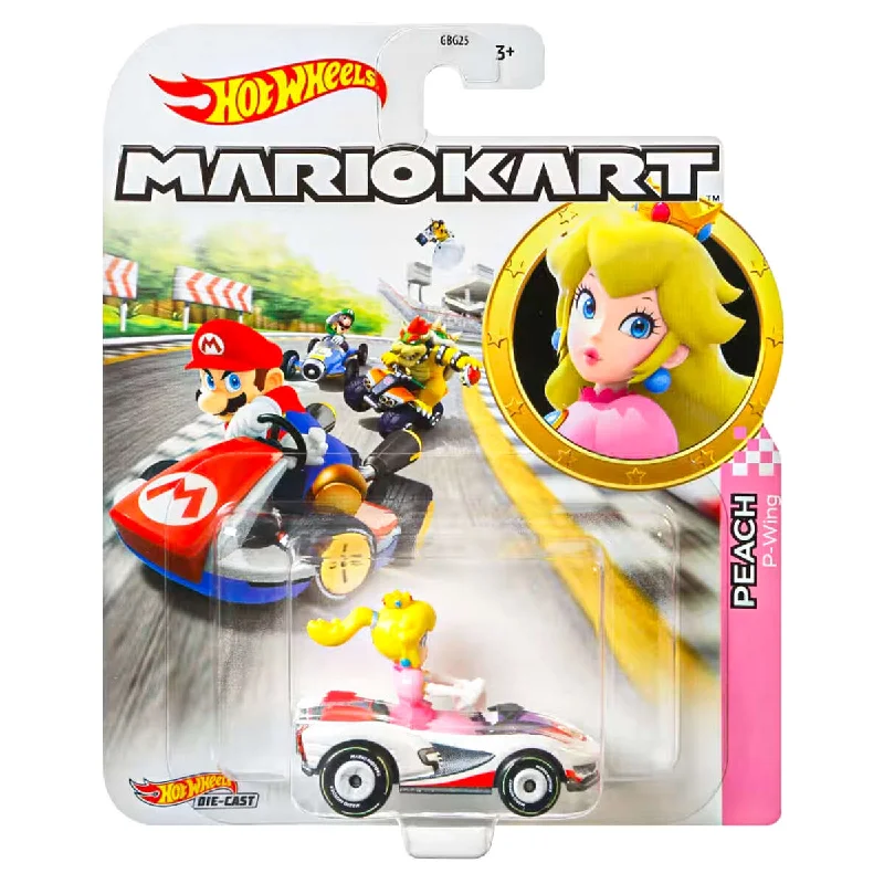 Model train tracks in different gauges​ Hot Wheels Mario Kart Peach P-Wing Vehicle