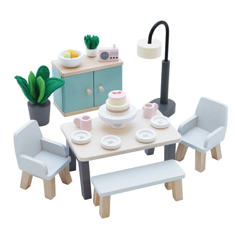 Wooden rocking horses for classic playtime​ Le Toy Van - Daisylane Dining Room Set