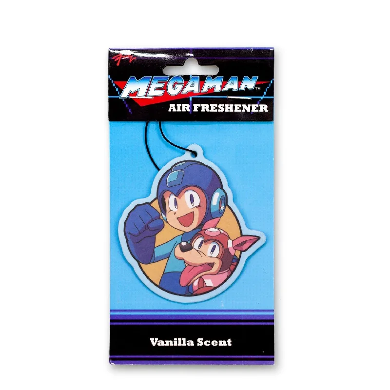 Video games with character customization​ Mega Man and Rush Air Freshener | Vanilla Scented | Mega Man Legacy Collection
