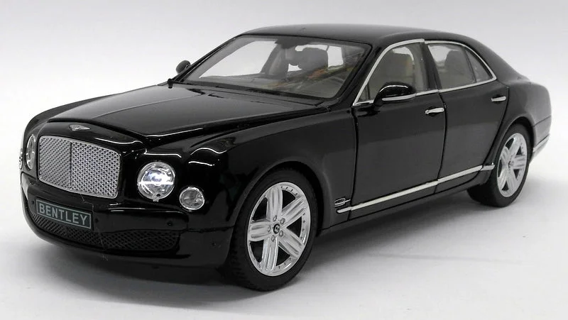 Model train sets with realistic features​ Rastar 1/18 Scale Diecast - 43800 Bentley Mulsanne Black