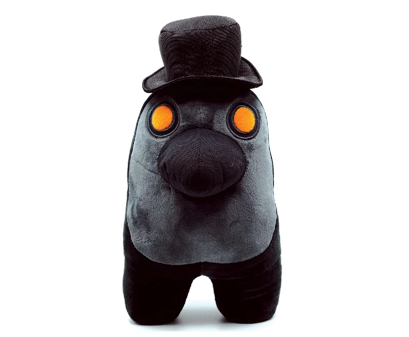 Plush toys for fish lovers in colorful fish designs​ Among Us 12 Inch Plush | Black Crewmate with Top Hat and Mask
