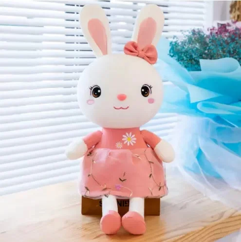 Plush toys for foodies in food - shaped forms like cupcakes​ Cute Daisy Rabbit Plush Soft Toy