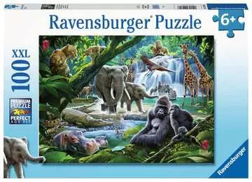 Puzzle - shaped candles for decorative purposes Jungle Animals - 100pc Puzzle | Ravensburger Puzzle - shaped candles for decorative purposes Jungle Animals - 100pc Puzzle | Ravensburger