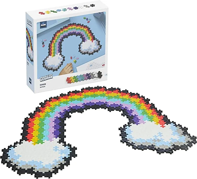 Puzzle - based team - building activities for offices​ Puzzle by Number - 500 pc Rainbow