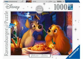 Puzzle events for community gatherings​ Ravensburger Disney Moments 1955 Lady and Tramp 1000pc [13972-9]