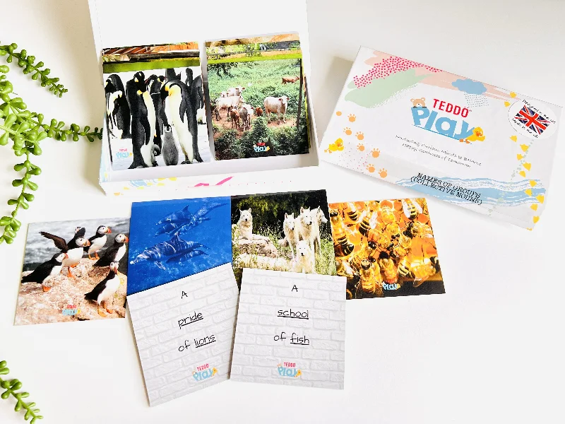 Puzzle - themed cakes with puzzle - piece decorations Teddo Play - Names of Groups (Collective Nouns) Learning Cards Set Puzzle - themed cakes with puzzle - piece decorations Teddo Play - Names of Groups (Collective Nouns) Learning Cards Set
