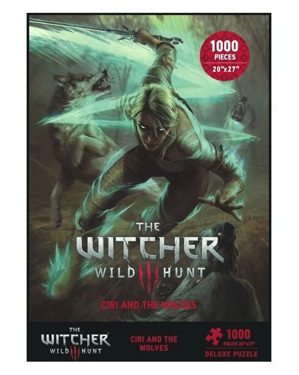 Puzzle - solving contests with cash prizes​ Witcher 3 Wild Hunt Puzzle Ciri and the Wolves